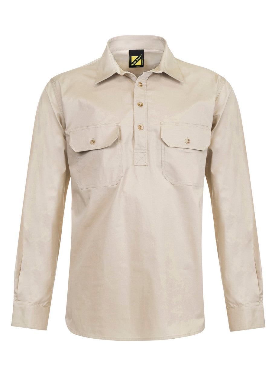 WS3029 Half Placket Full Col Sht