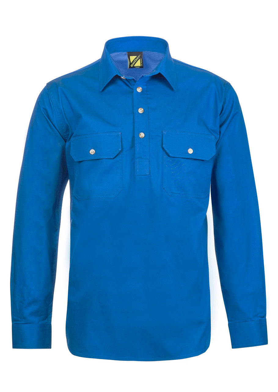WS3029 Half Placket Full Col Sht