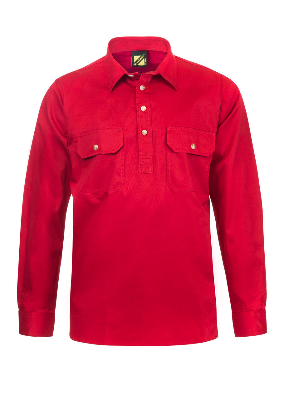 WS3029 Half Placket Full Col Sht