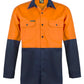WS3022 Two Tone Long Sleeve Shirt