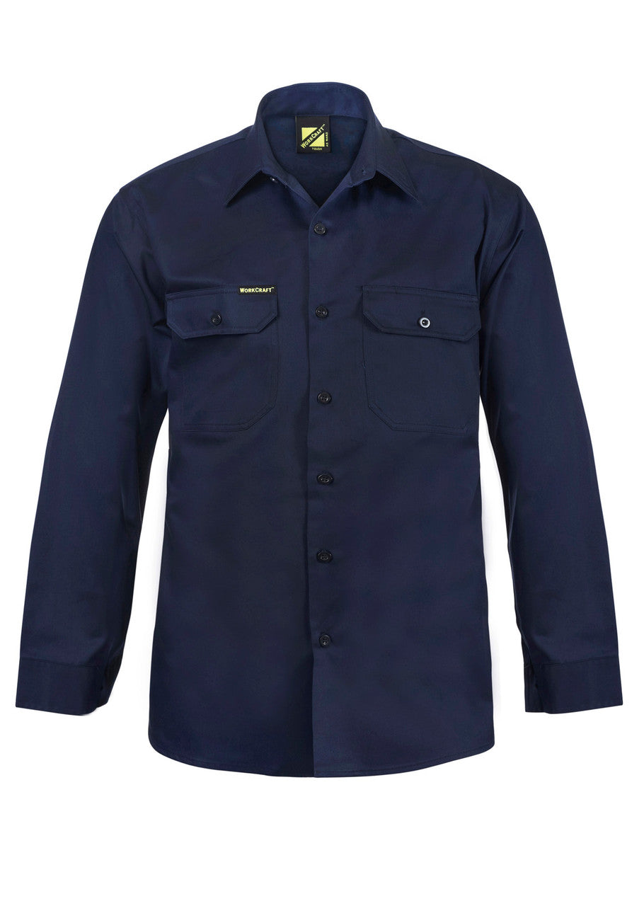 WS3020 Long Sleeve Cotton Drill Shirt