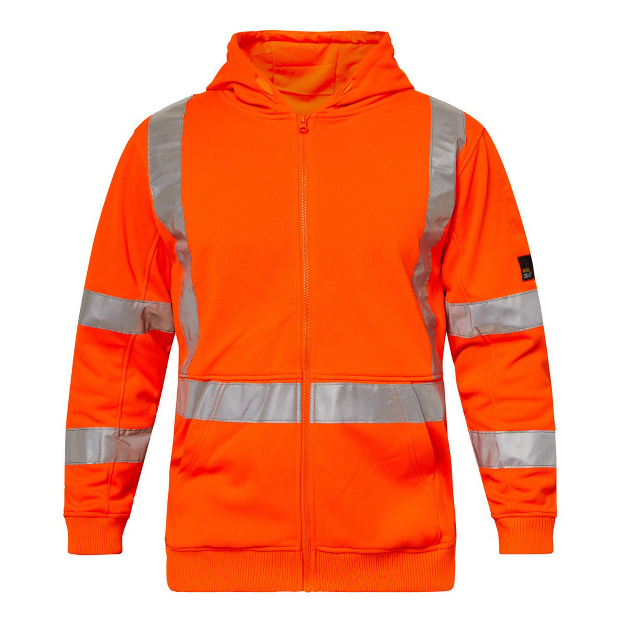 WT8016 Hi Vis Hoodie W/ X-Tape