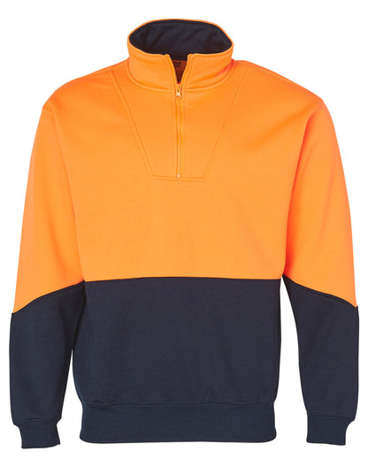 SW13A HI-VIS LONG SLEEVE FLEECE SWEAT