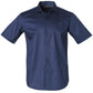 M7110S BARKLEY MENS TAPED SEAM SHORT SLEEVE SHIRT