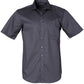 M7110S BARKLEY MENS TAPED SEAM SHORT SLEEVE SHIRT