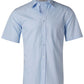 M7221 Men's Pin Stripe Short Sleeve Shirt