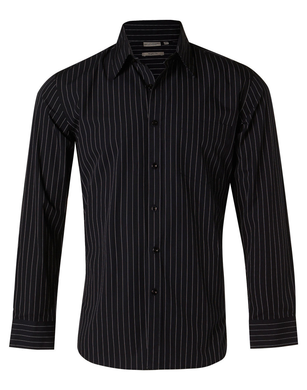 M7222 Men's Pin Stripe Long Sleeve Shirt