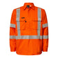 FSV031A Mens Hrc2 Close Front X Back Org Shirt