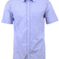 M7300S Men’s Gingham Check Short Sleeve Shirt