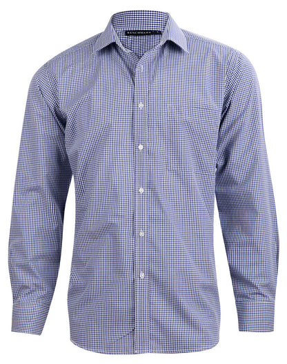 M7320L Men’s Multi-Tone Check Long Sleeve Shirt