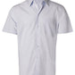 M7360S Men's Mini Check Short Sleeve Shirt