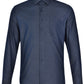 M7400L ASCOT MENS LONG SLEEVE DOT JACQUARD STRETCH SHIRT