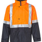 SW18A HI-VIS SAFETY JACKET WITH MESH LINING & 3M TAPES