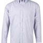 M7922 Men's Dot Contrast Long Sleeve Shirt