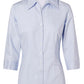 M8030Q Women's Fine Twill 3/4 Sleeve Shirt