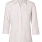 M8030Q Women's Fine Twill 3/4 Sleeve Shirt