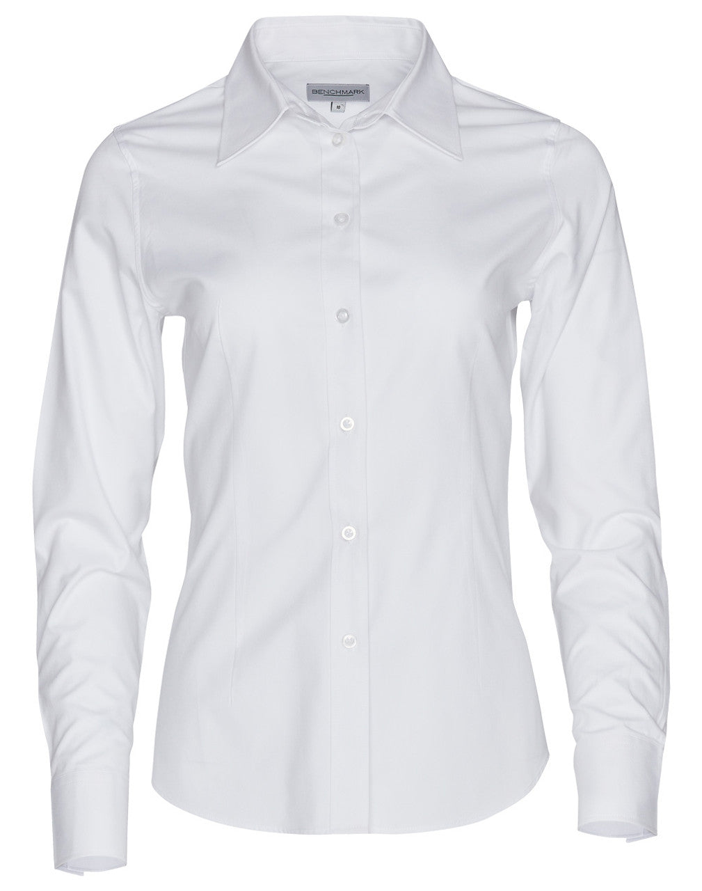 M8040L Women's CVC Oxford Long Sleeve Shirt