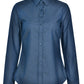 M8400L ASCOT LADIES LONG SLEEVE DOT JACQUARD STRETCH SHIRT