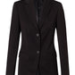 M9206 Women's Poly/Viscose Stretch Two Buttons Mid Length Jacket
