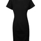 M9282 Ladies’ Poly/Viscose Stretch, Short Sleeve Dress