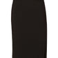 M9470 Women's Wool Blend Stretch Mid Length Lined Pencil Skirt