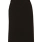 M9470 Women's Wool Blend Stretch Mid Length Lined Pencil Skirt