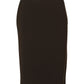 M9472 Women's Poly/Viscose Stretch Stripe Mid Length Lined Pencil Skirt