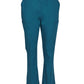 M9720 LADIES SEMI-ELASTIC WAIST TIE SOLID COLOUR SCRUB PANTS