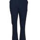 M9720 LADIES SEMI-ELASTIC WAIST TIE SOLID COLOUR SCRUB PANTS