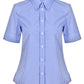 M8300S Ladies’ Gingham Check Short Sleeve Shirt