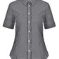 M8300S Ladies’ Gingham Check Short Sleeve Shirt