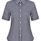 M8300S Ladies’ Gingham Check Short Sleeve Shirt