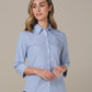 M8233 Women's Balance Stripe 3/4 Sleeve Shirt