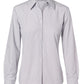 M8212 Women's Fine Stripe Long Sleeve Shirt