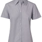 M8211 Women's Fine Stripe Short Sleeve Shirt