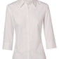 M8113 Women's Mini Herringbone 3/4 Sleeve Shirt