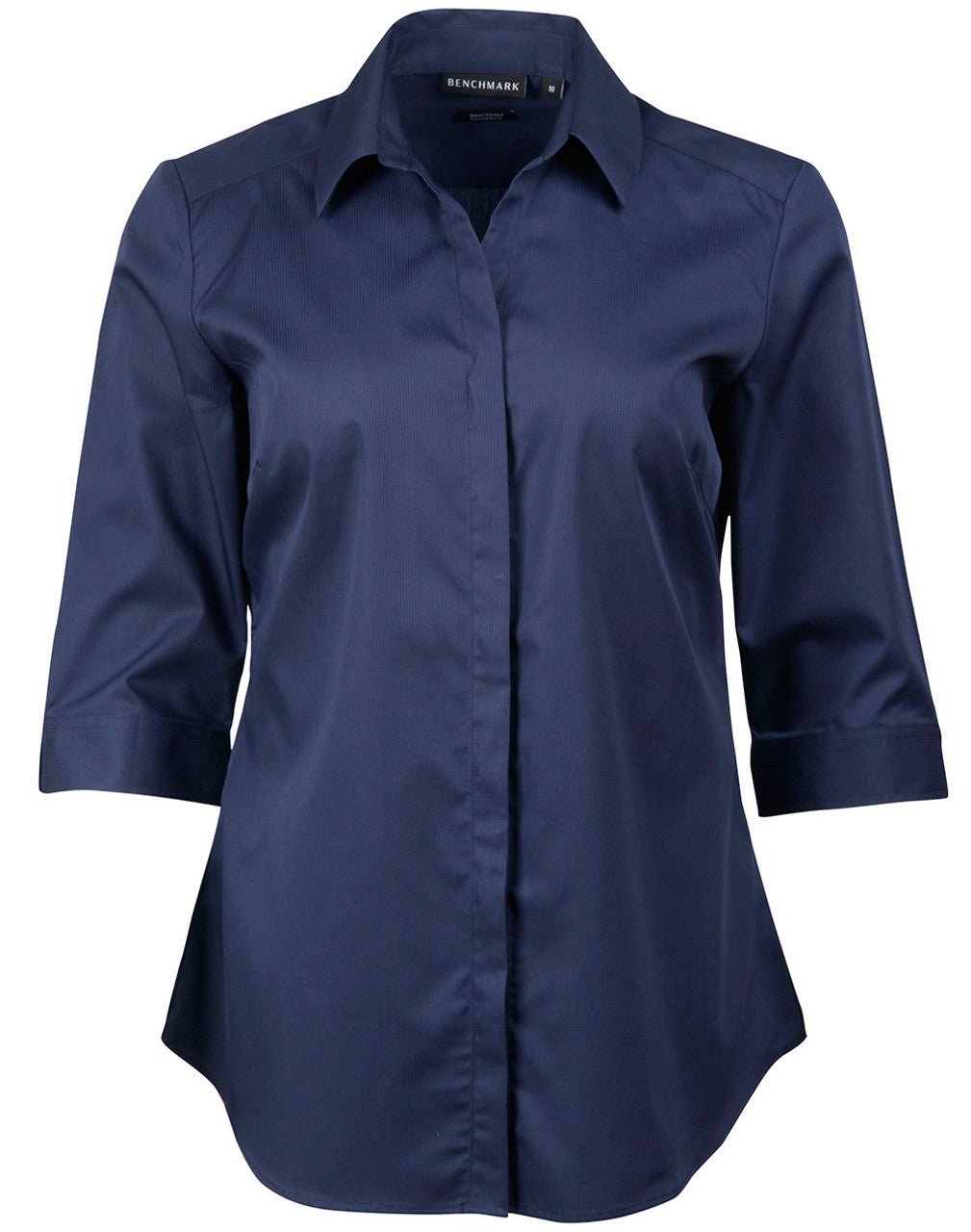 M8110Q BARKLEY LADIES TAPED SEAM 3/4 SLEEVE SHIRT