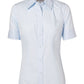 M8100S Women's Self Stripe Short Sleeve Shirt