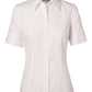 M8100S Women's Self Stripe Short Sleeve Shirt