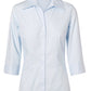 M8100Q Women's Self Stripe 3/4 Sleeve Shirt