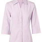 M8040Q Women's CVC Oxford 3/4 Sleeve Shirt