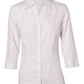 M8040Q Women's CVC Oxford 3/4 Sleeve Shirt