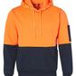 SW38 HI-VIS TWO TONE FLEECY HOODIE UNISEX