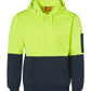 SW38 HI-VIS TWO TONE FLEECY HOODIE UNISEX