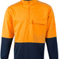 SW47 HI-VIS TWO TONE COTTON FLEECY SWEAT