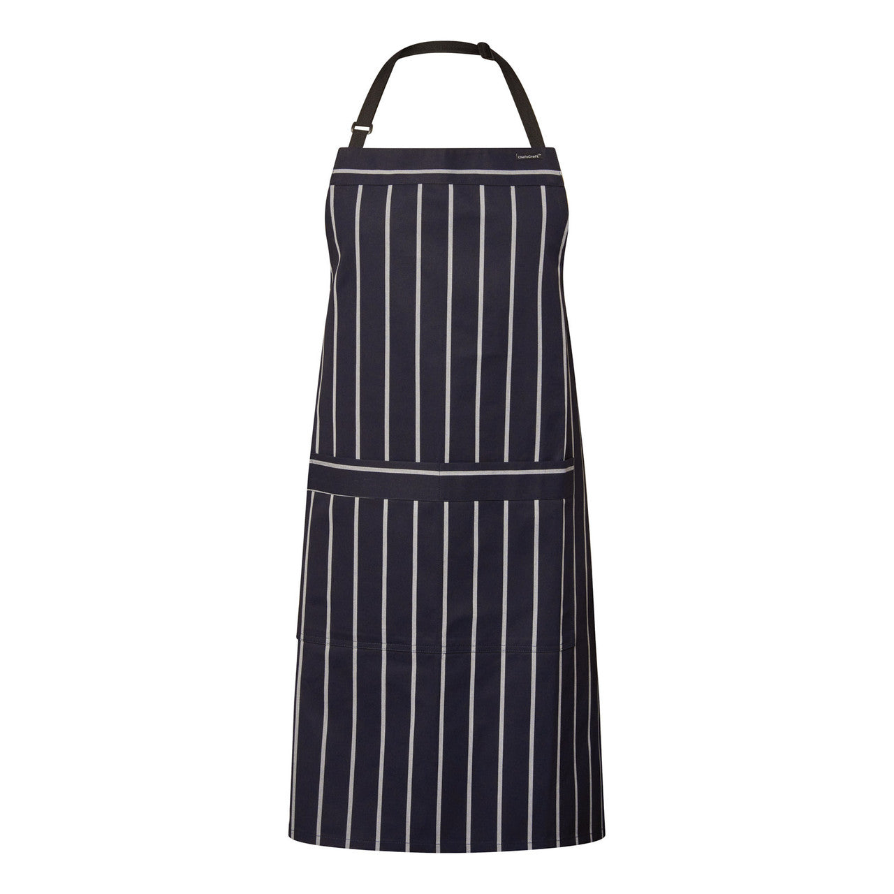 CA030 Cafe Stripe Apron Wth Pkt