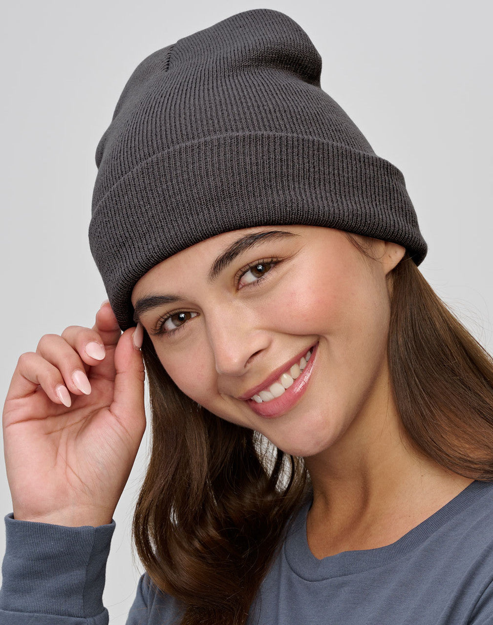 CH61 Roll Up Rpet Knit Beanie