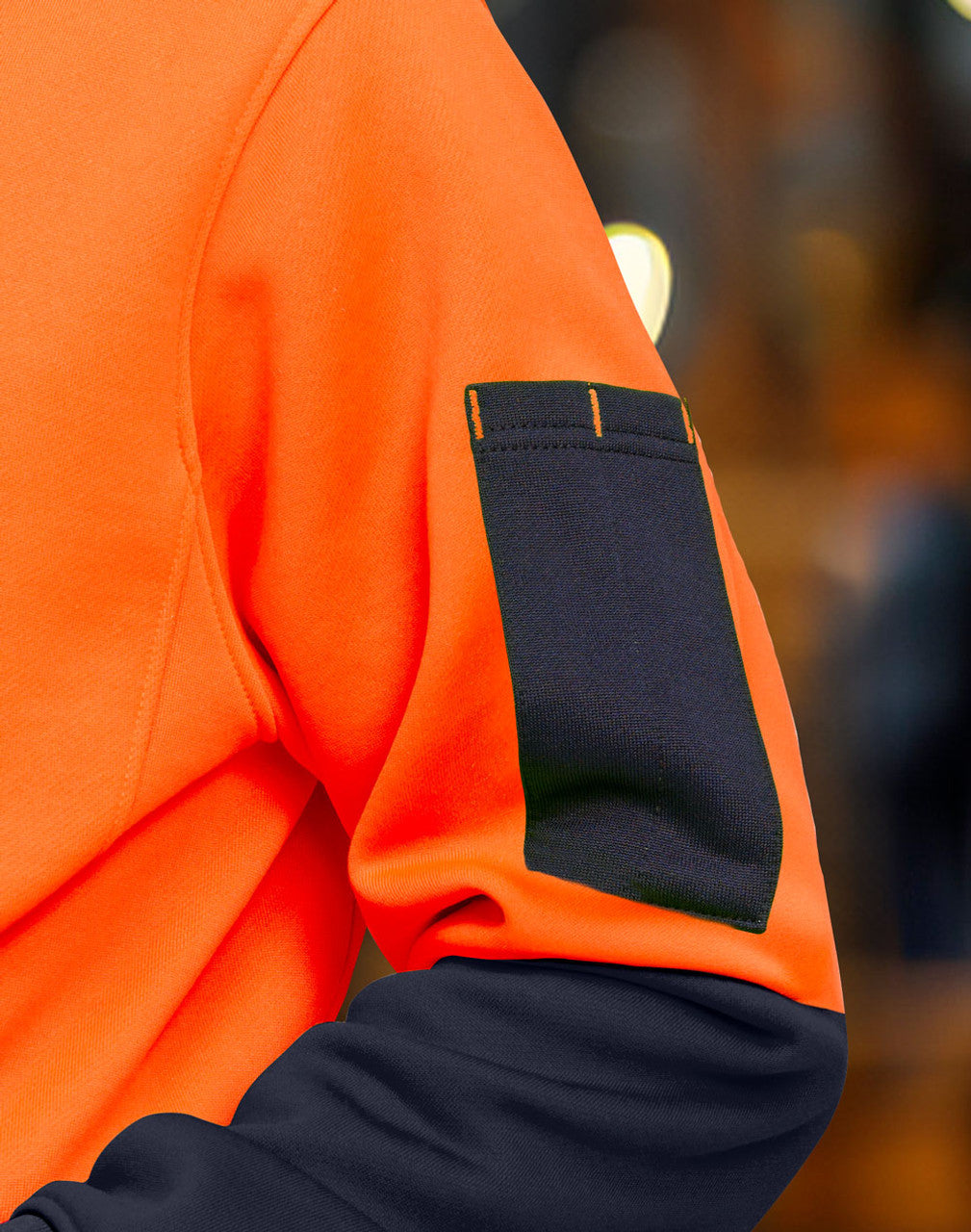 SW91 Hi-Vis Two Tone Water Resistant Fleece Hoodie
