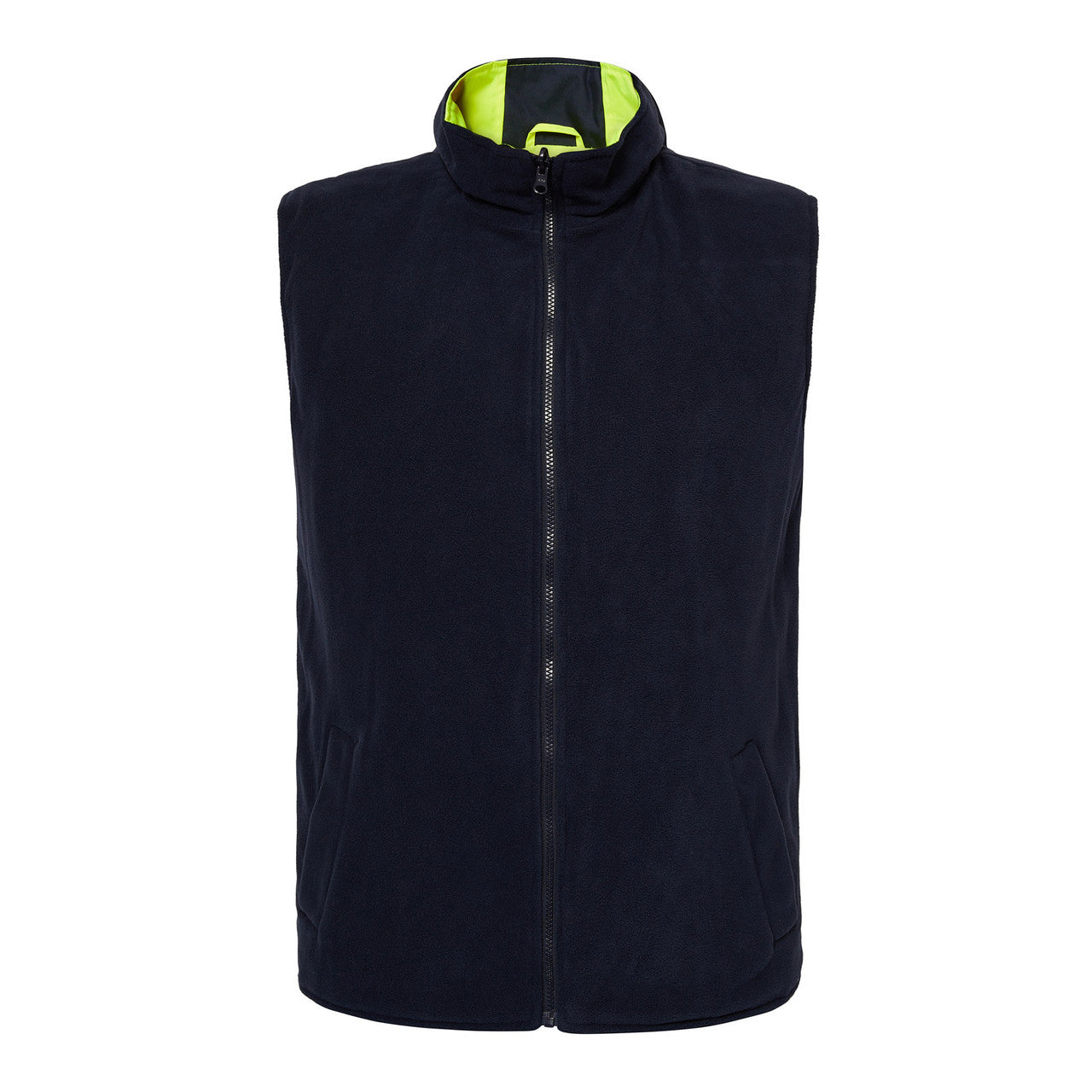 WW9023 Hi Vis Reversible Fleece Vest W/Tape
