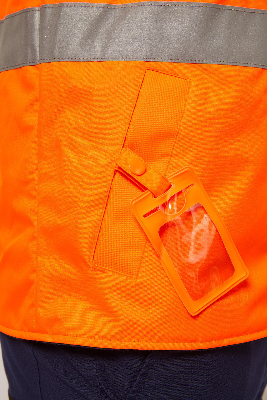 WW9023 Hi Vis Reversible Fleece Vest W/Tape